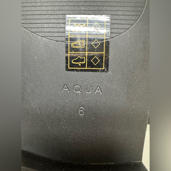 NIB- Aqua women’s Black Studded Loafers - Picture 9 of 9